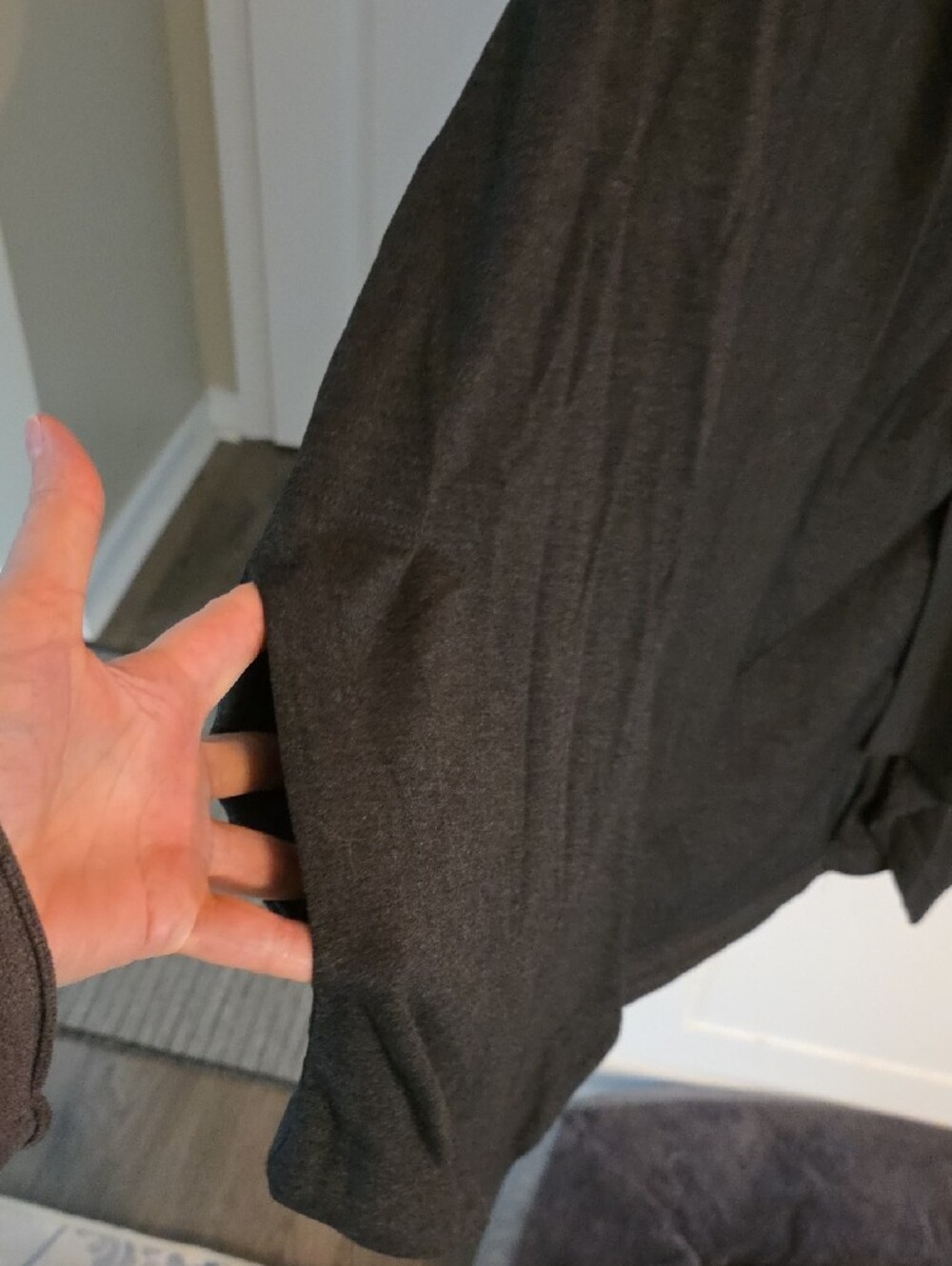 NWOT MAX & MIA Open-Front Charcoal Gray Cardigan - Picture 4 of 5